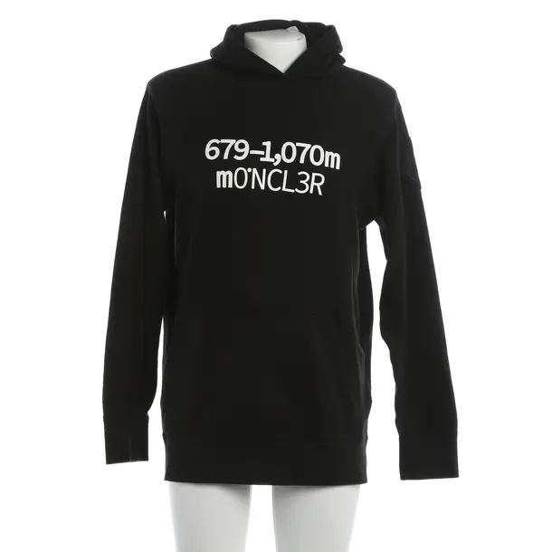 Hoodie, in Schwarz, Baumwolle, Moncler