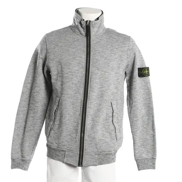 Sweatjacke, in Schwarz, Baumwolle, Stone Island