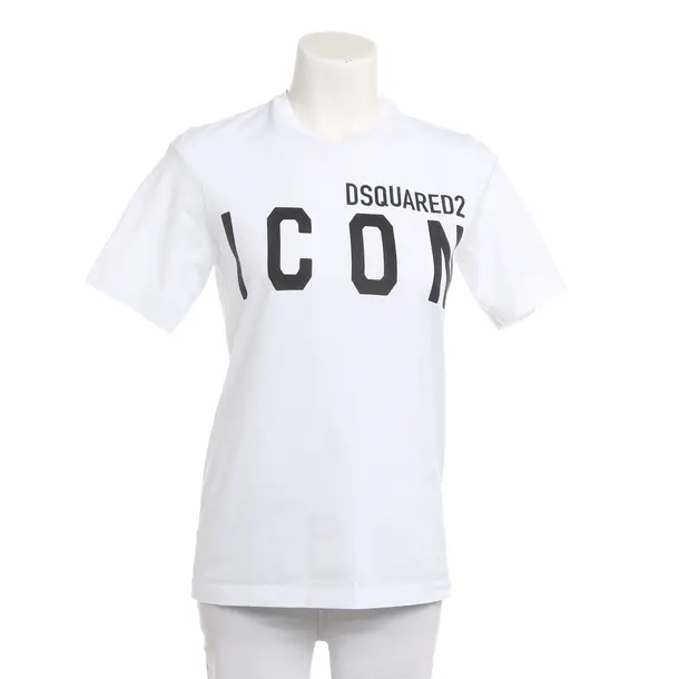 Shirt, in Weiß, Baumwolle, Dsquared