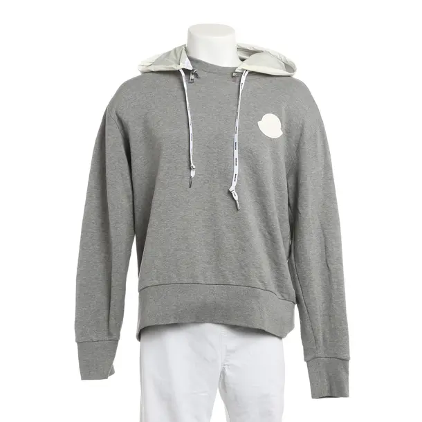 Hoodie, in Gray, Cotton, Moncler