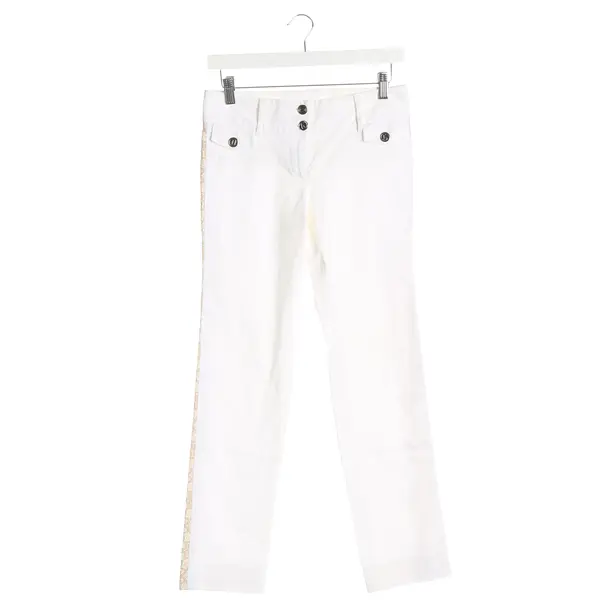 Hose, in Cream, Baumwolle, Dolce & Gabbana