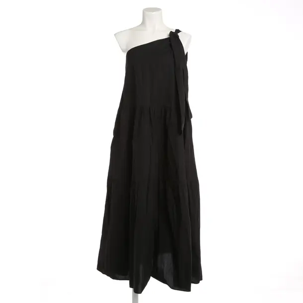 Dress, in Black, Cotton, Ivy Oak