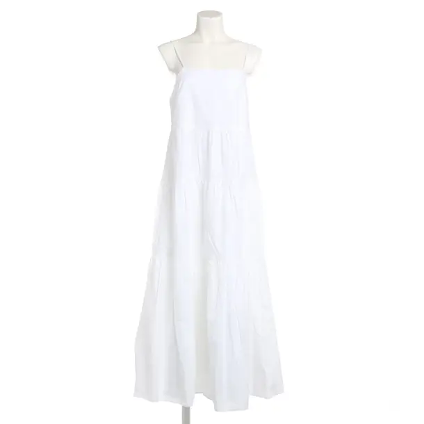 Dress, in White, Cotton, Ivy Oak
