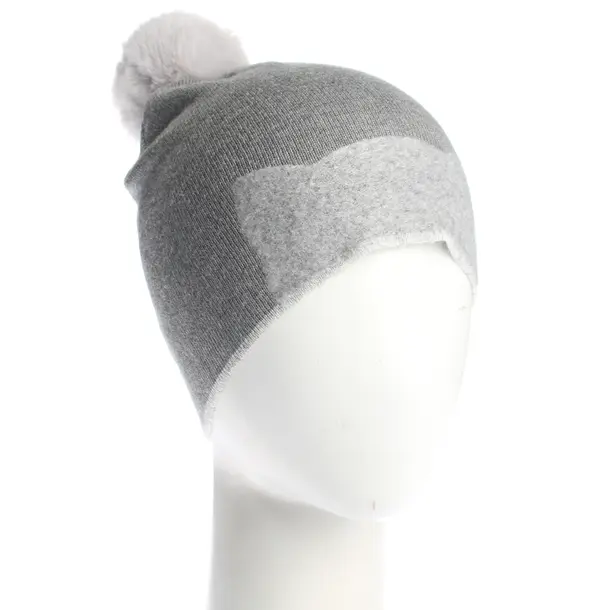 Mütze, in Grau, Polyimid, Karl Lagerfeld