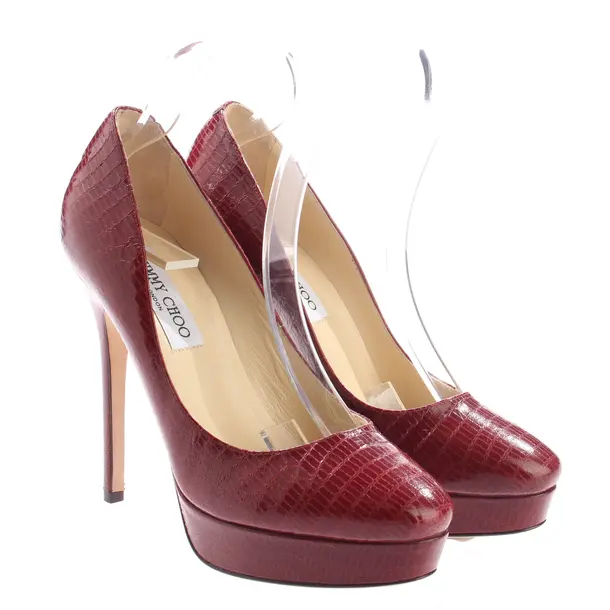 Pumps, in Red, Jimmy Choo