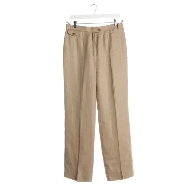 Hose, in Camel, Leinen, Schneiders