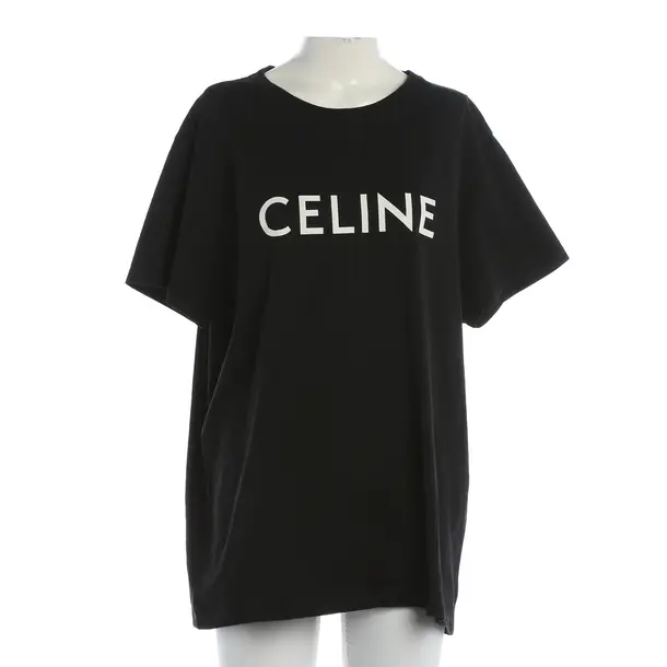 Shirt, in Black, Cotton, Céline