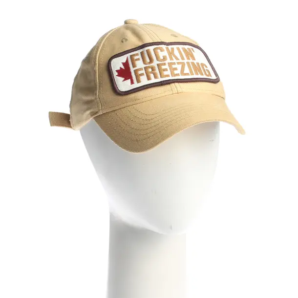 Cappello, in Marrone chiaro, Cotone, Dsquared