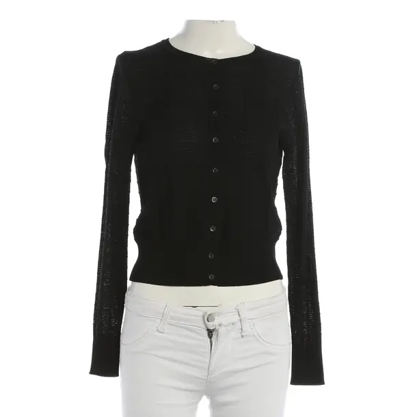 Strickjacke, in Schwarz, Viskose, Missoni M