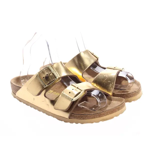 Sandals, in Gold, Birkenstock
