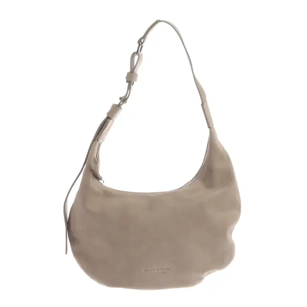 Schultertasche, in Hellbraun, Leder, Marc O'Polo