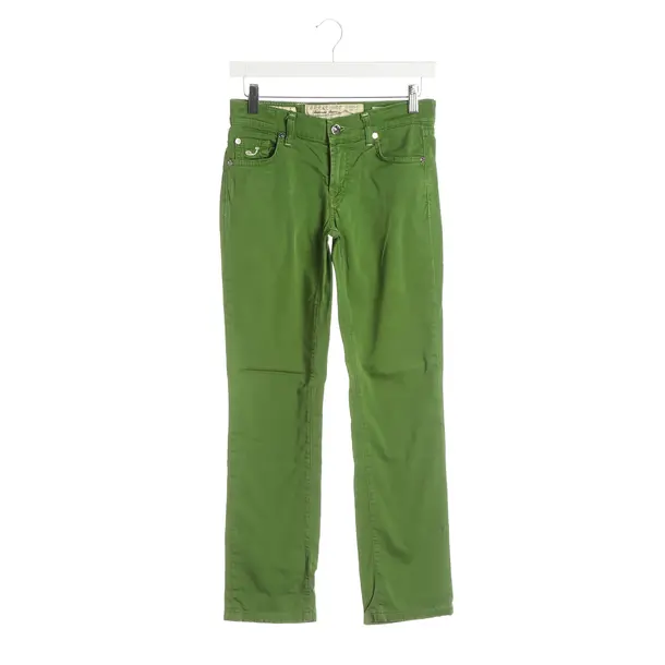 Straight Fit Jeans, in Green, Cotton, Jacob Cohen