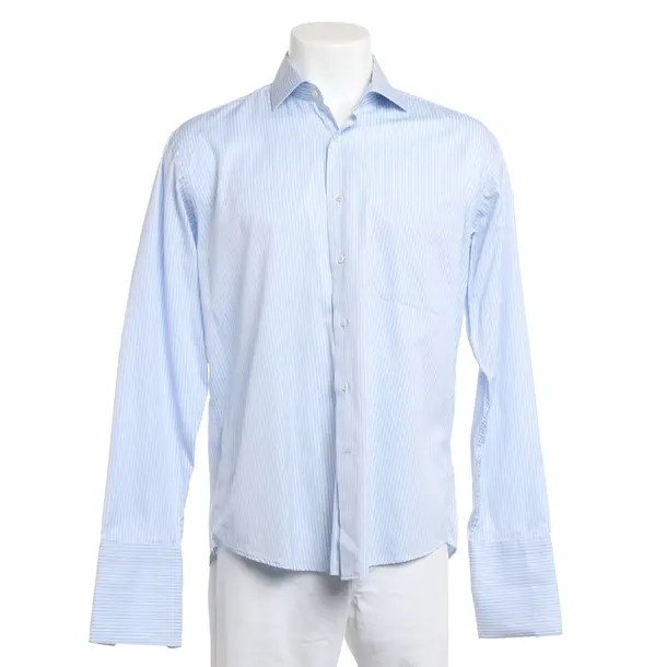 Shirt, in Light Blue, Cotton, Balmain