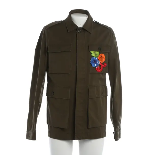 Summer Jacket, in Dark Green, Cotton, Dsquared