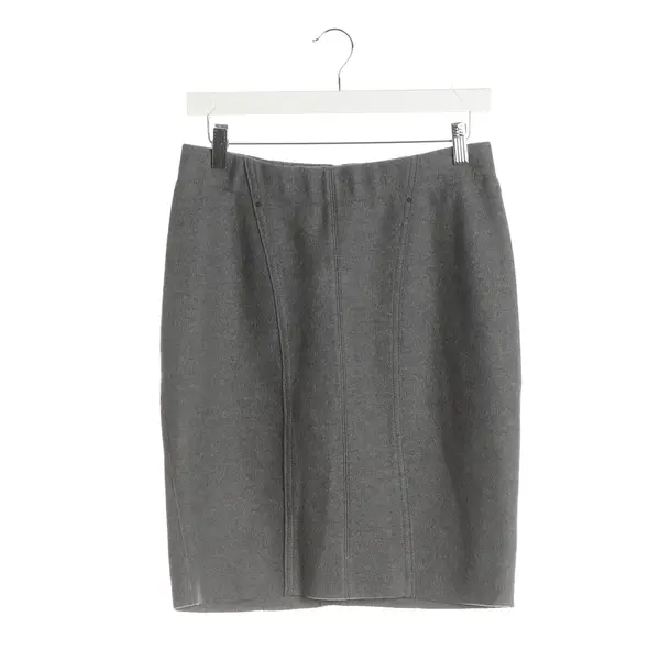 Skirt, in Gray, Wool, Marc Cain Sports
