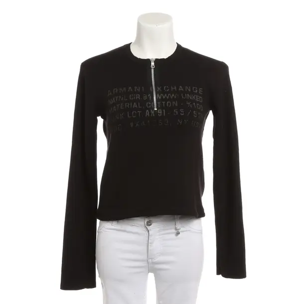 Jumper, in Black, Cotton, Armani Exchange