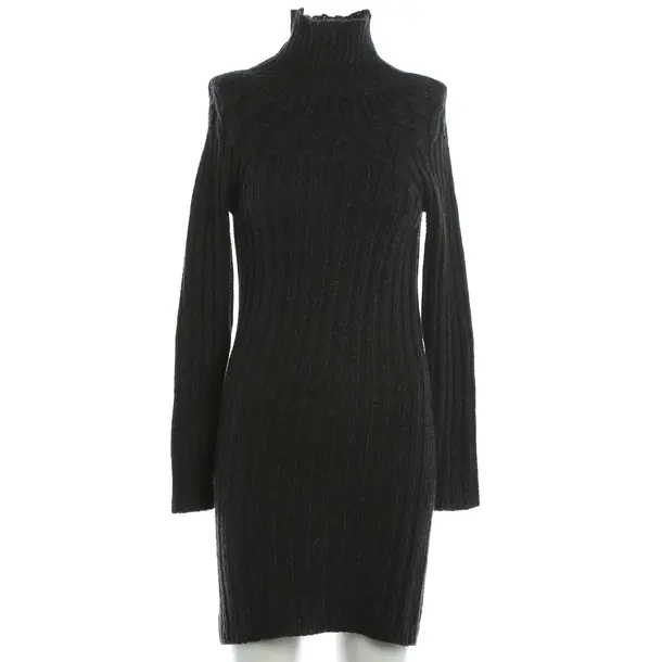 Kleid, in Dunkelgrau, Kaschmir, Ralph Lauren Black Label