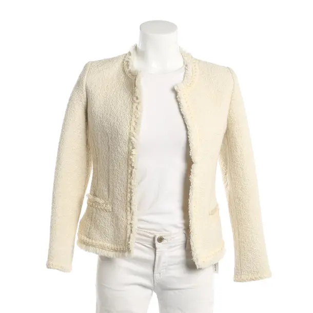 Blazer, in Cream, Wool, NVSCO