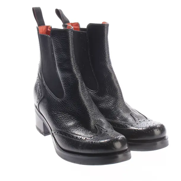 Stiefeletten, in Schwarz, Santoni