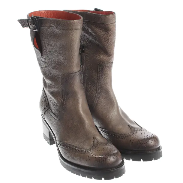 Stivaletti, in Marrone chiaro, Santoni