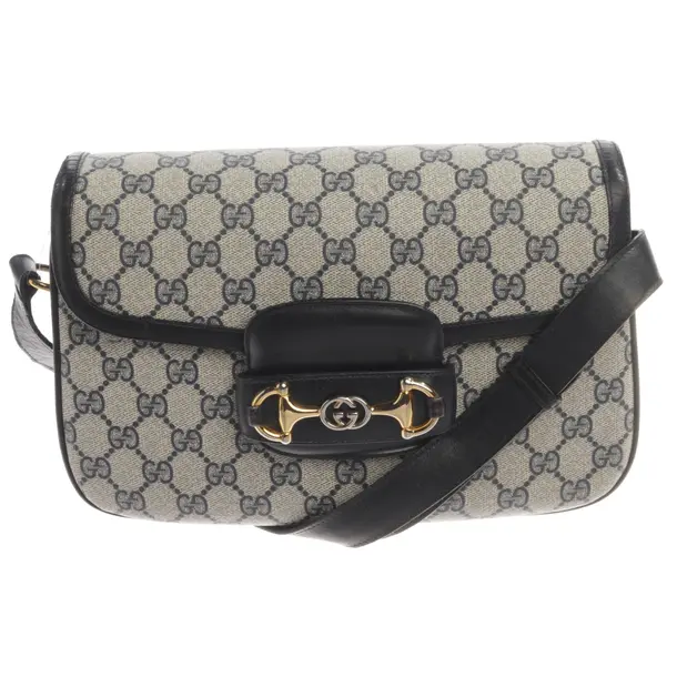 Schultertasche, in Beige, Leder, Gucci