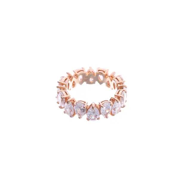 Anello, in Oro, Metallo (metallico, metallizzato), Swarovski