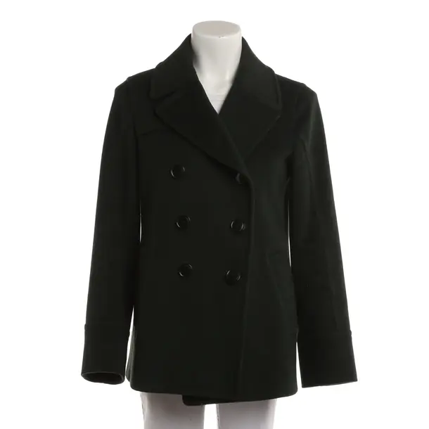 Mid-Season Jacket, in Green, Wool, Loro Piana