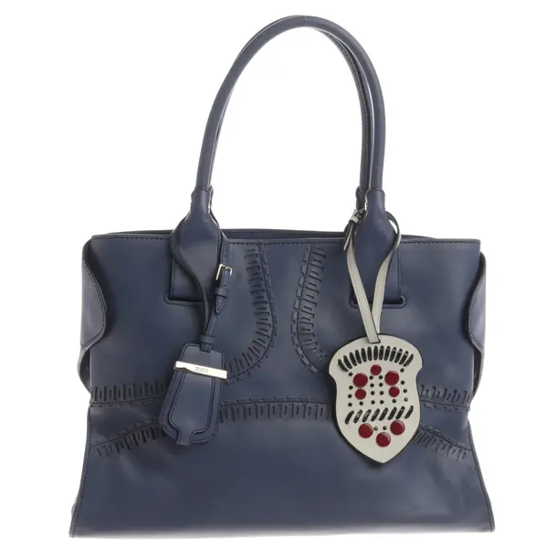 Handbag, in Blue, Leather, Tod´s