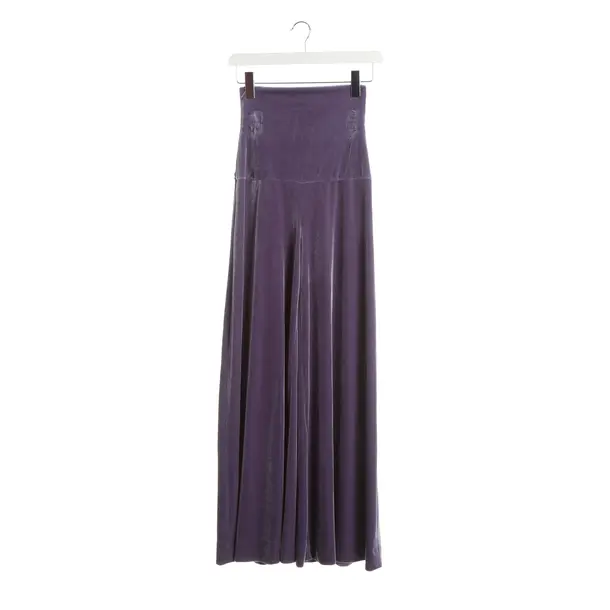 Pants, in Purple, Polyester, Norma Kamali