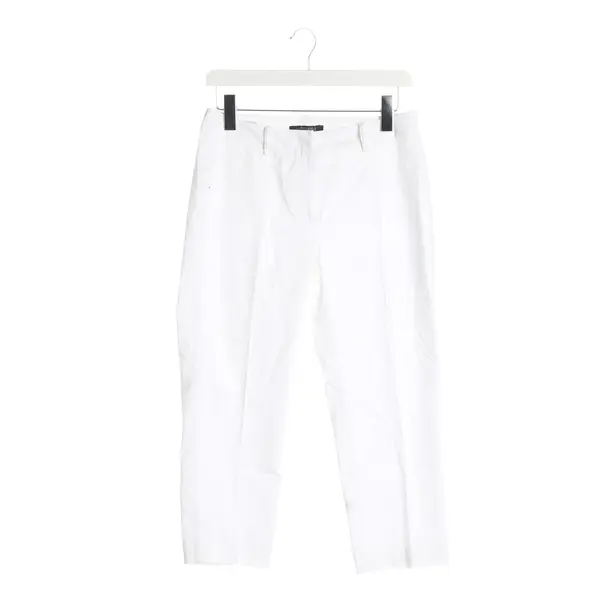 Pants, in White, Cotton, Max Mara