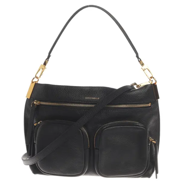 Handbag, in Black, Leather, Coccinelle