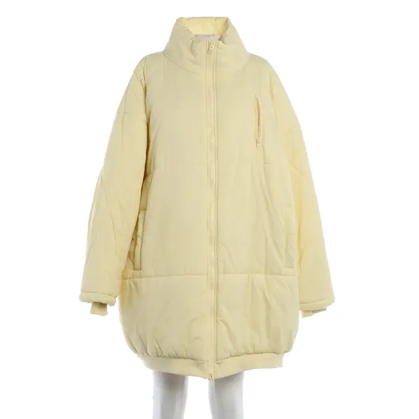 Winter Coat, in Pastel Yellow, Polyamide, American Vintage