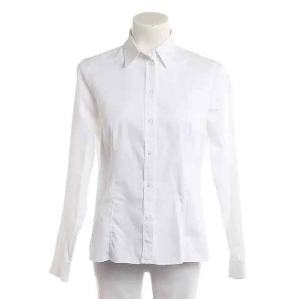Blouse, in White, Cotton, Hugo Boss
