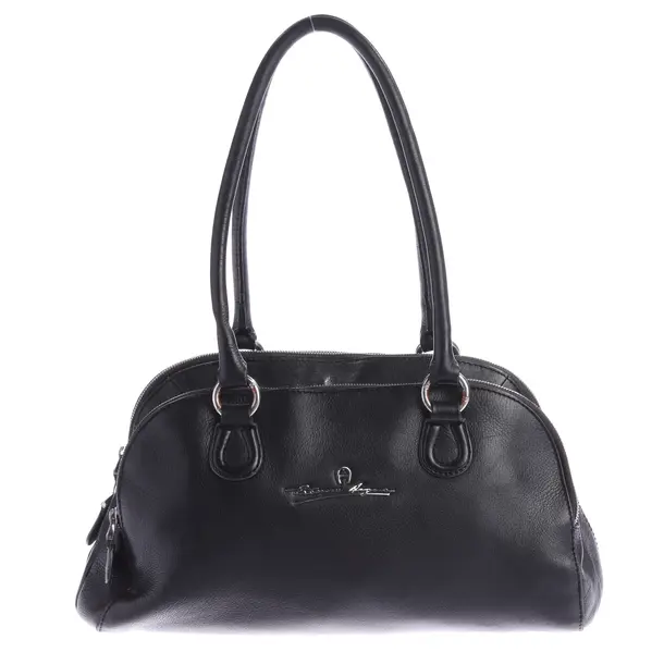 Handbag, in Black, Leather, Aigner