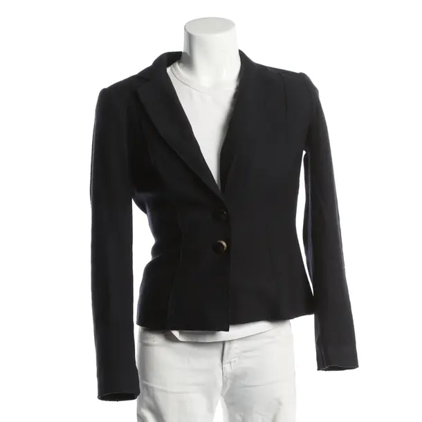 Blazer, in Navy, Wool, Marc Cain
