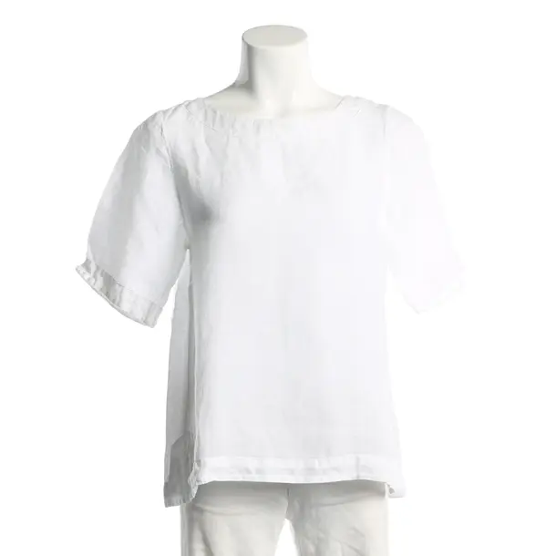 Bluse, in Weiß, Leinen, 0039 Italy