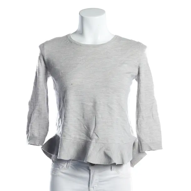 Longsleeve, in Hellgrau, Baumwolle, Dorothee Schumacher