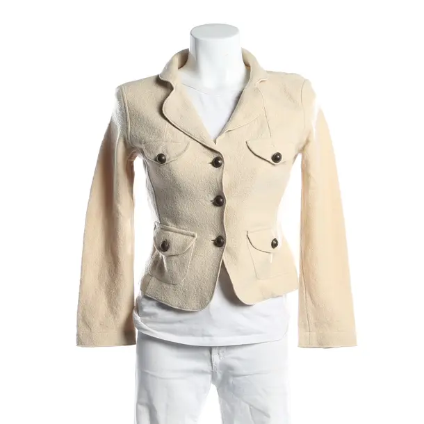 Blazer, in Beige, Wool, Marc Cain