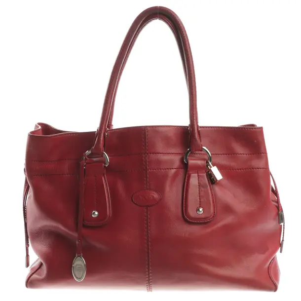 Handbag, in Red, Leather, Tod´s