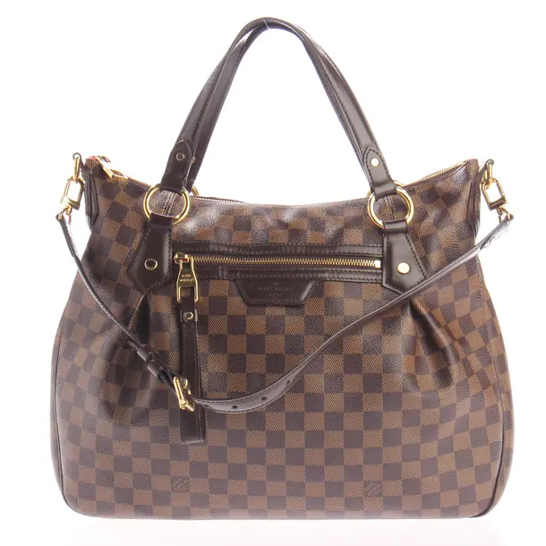 Handbag, in Brown, Canvas, Louis Vuitton