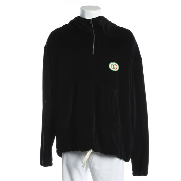 Hoodie, in Black, Cotton, Gucci
