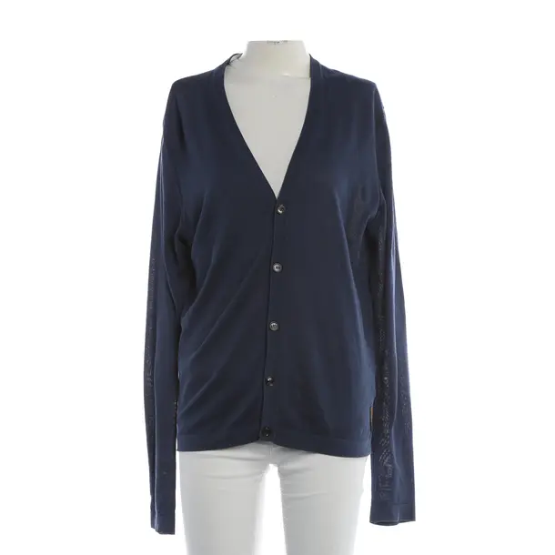 Strickjacke, in Navy, Baumwolle, Windsor