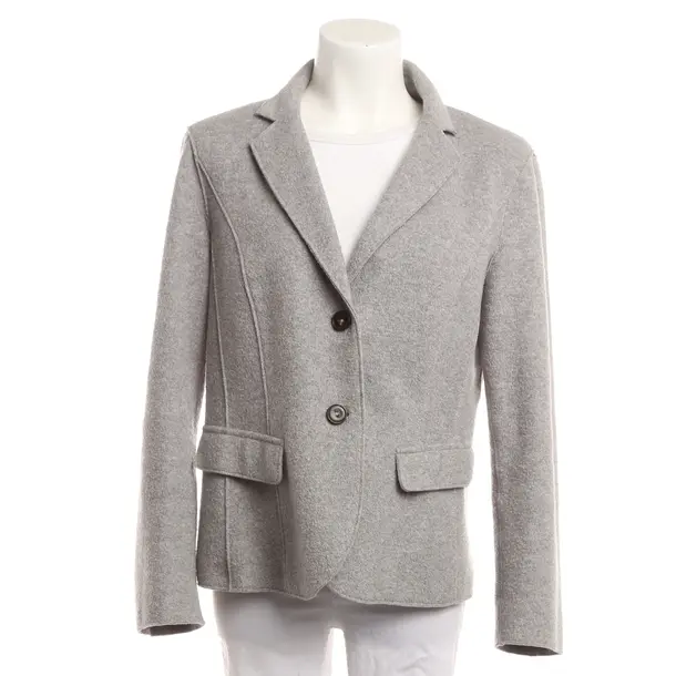 Blazer, in Gray, Wool, Marc Cain