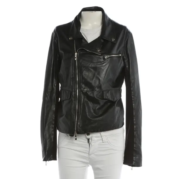 LeatherJacket, in Black, Leather, Twin Set