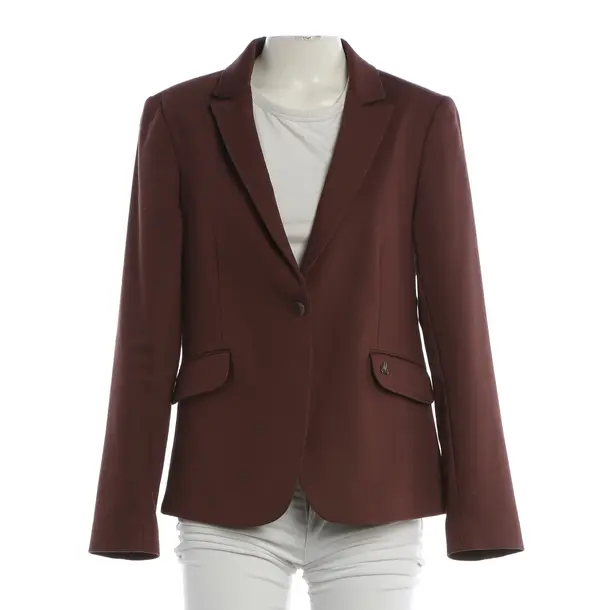 Blazer, in Brown, Cotton, Mos Mosh