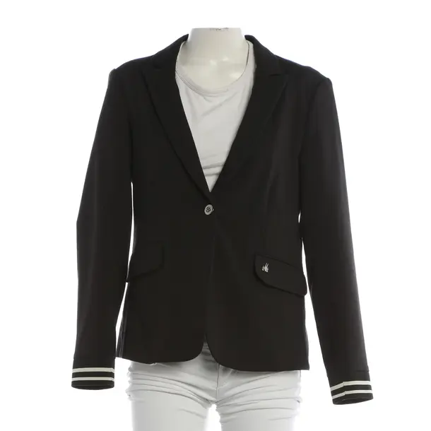 Blazer, in Black, Cotton, Mos Mosh