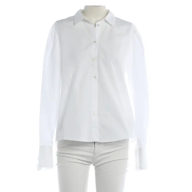 Blouse, in White, Cotton, Robert Friedman