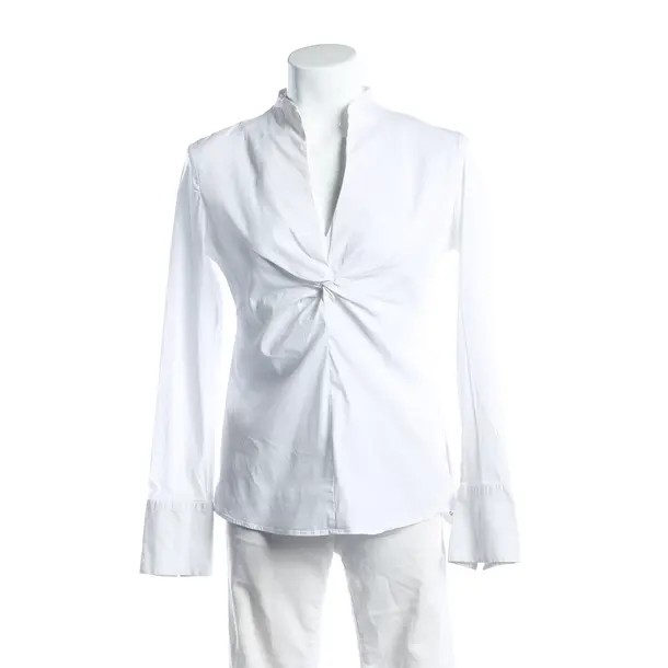 Blouse, in White, Cotton, Van Laack