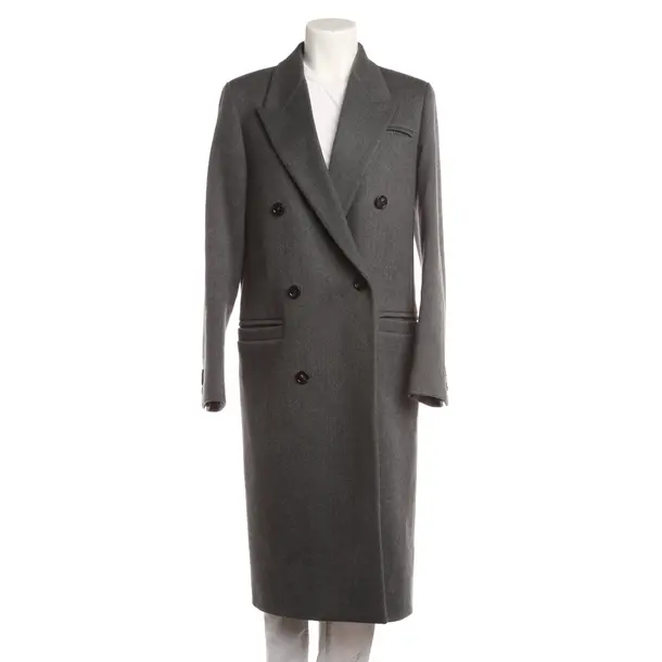 Mid-Season Coat, in Gray, Wool, Bottega Veneta