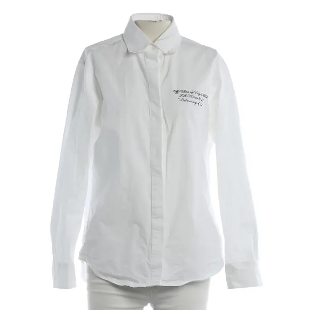 Camicetta, in Bianco, Cotone, Bianco sporco